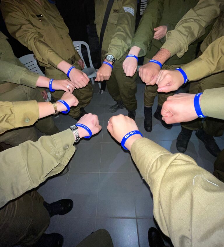 Soldiers of Adar Yafarah in a commemorative activity for our anniversary