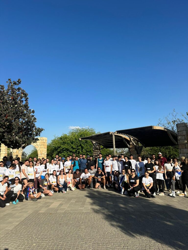 Running in memory of Nati in Be’er Sheva